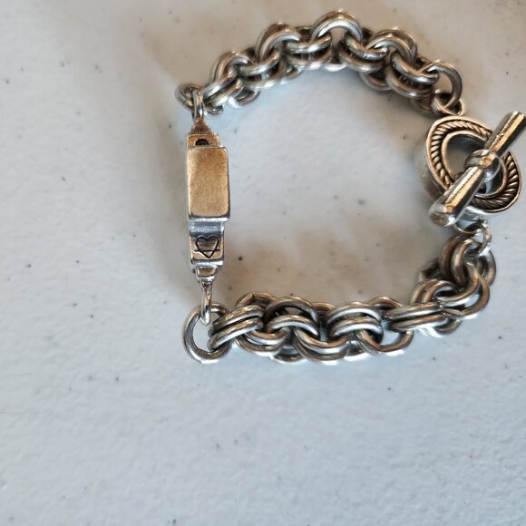 Saint Silver Cross Bracelet "EUC" - Picture 12 of 16